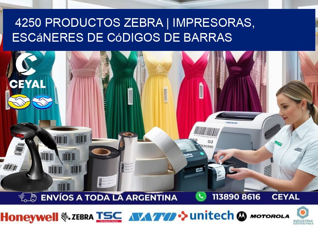 4250 Productos Zebra | Impresoras, escáneres de códigos de barras