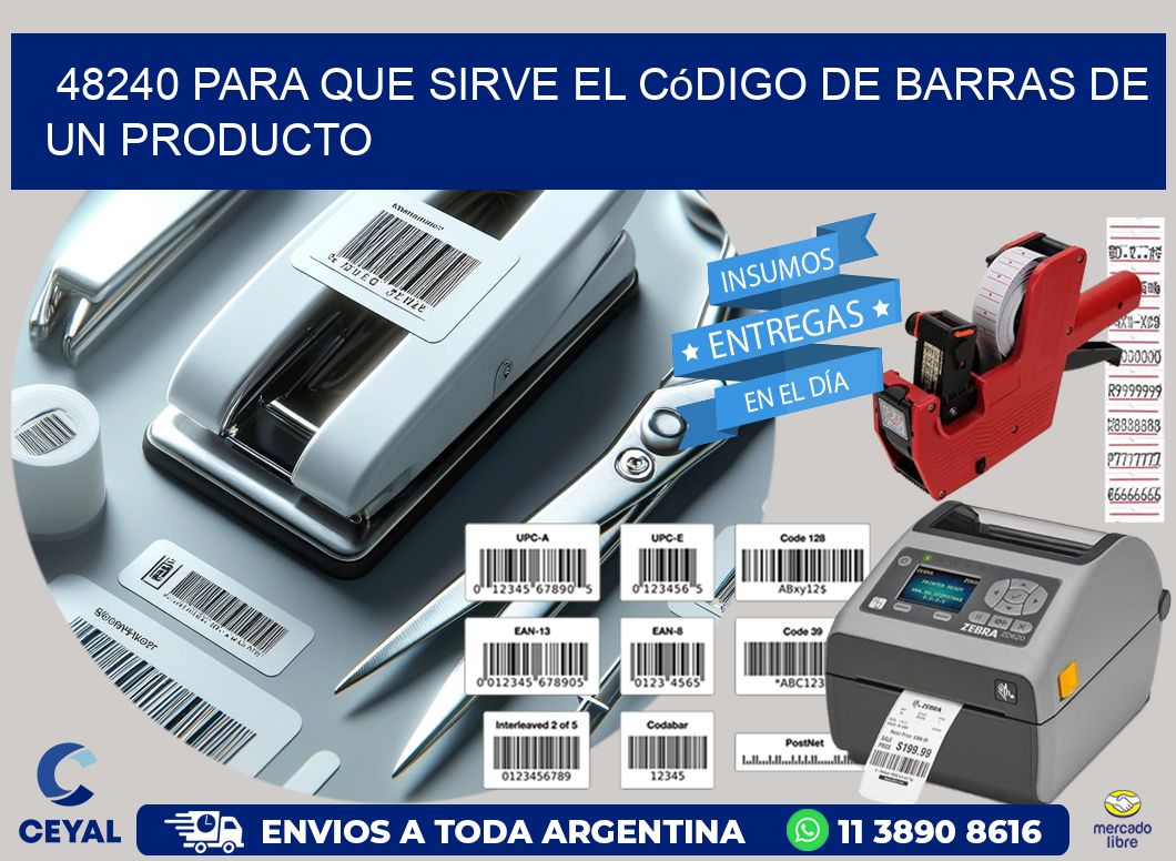 48240 Para que sirve el código de barras de un producto