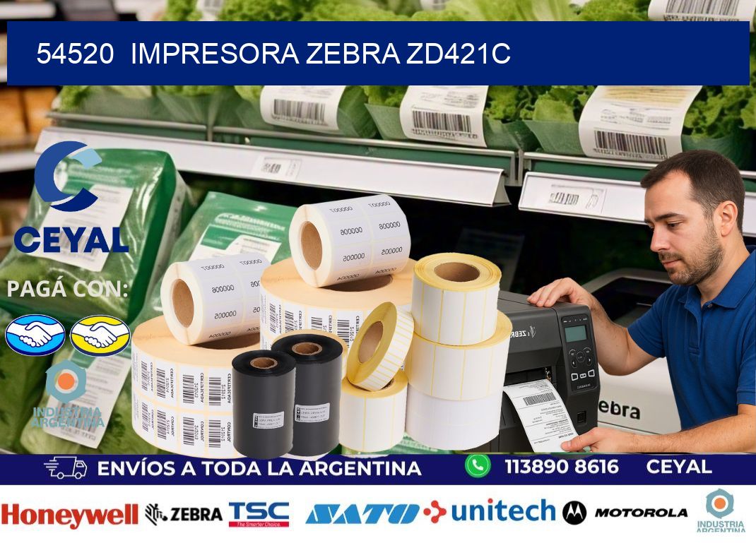 54520 Impresora Zebra zd421c