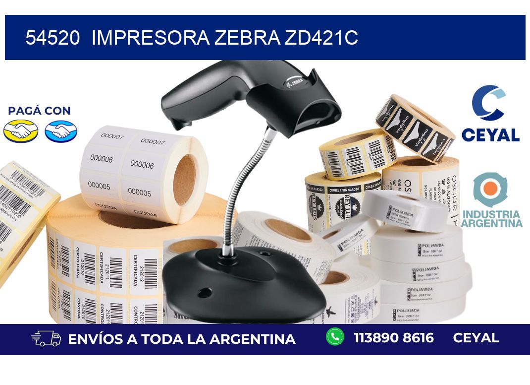 54520 Impresora Zebra zd421c