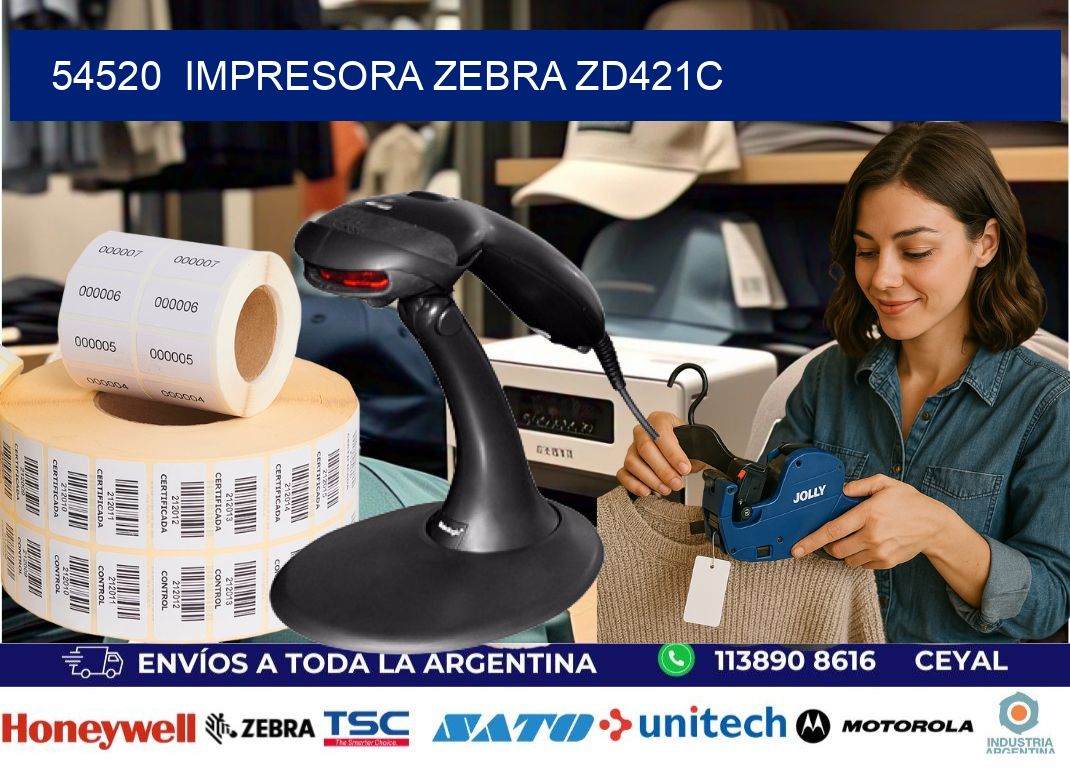 54520  Impresora Zebra zd421c