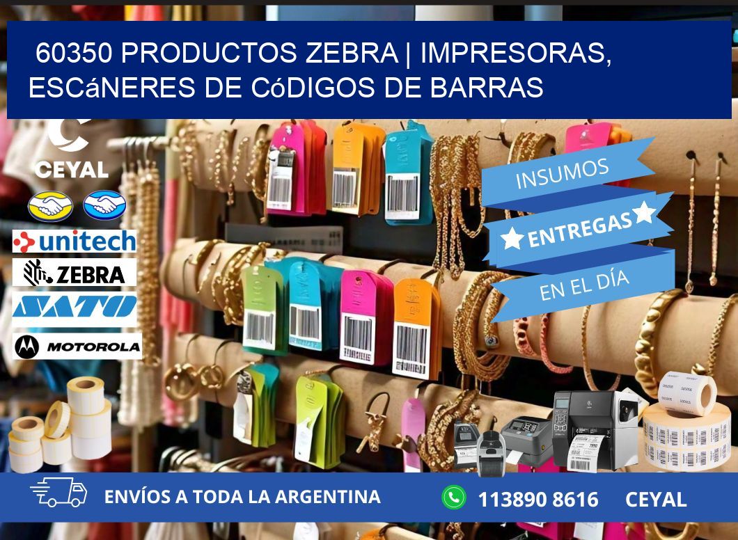 60350 Productos Zebra | Impresoras, escáneres de códigos de barras