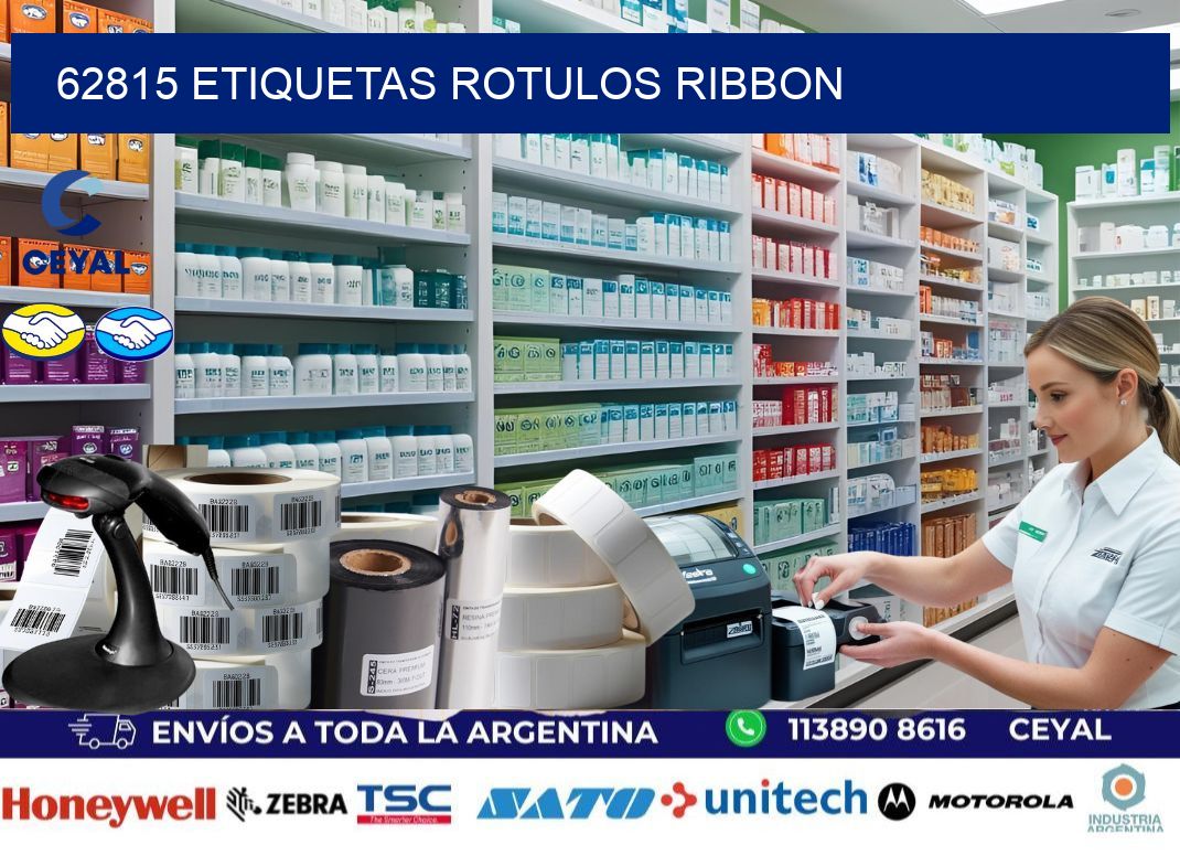 62815 Etiquetas rotulos ribbon