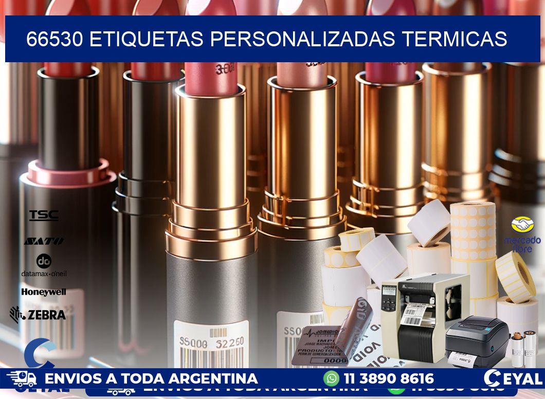 66530 Etiquetas personalizadas termicas