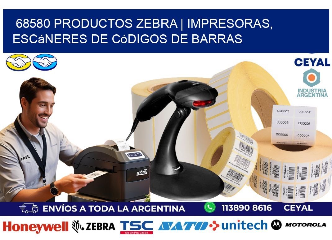 68580 Productos Zebra | Impresoras, escáneres de códigos de barras