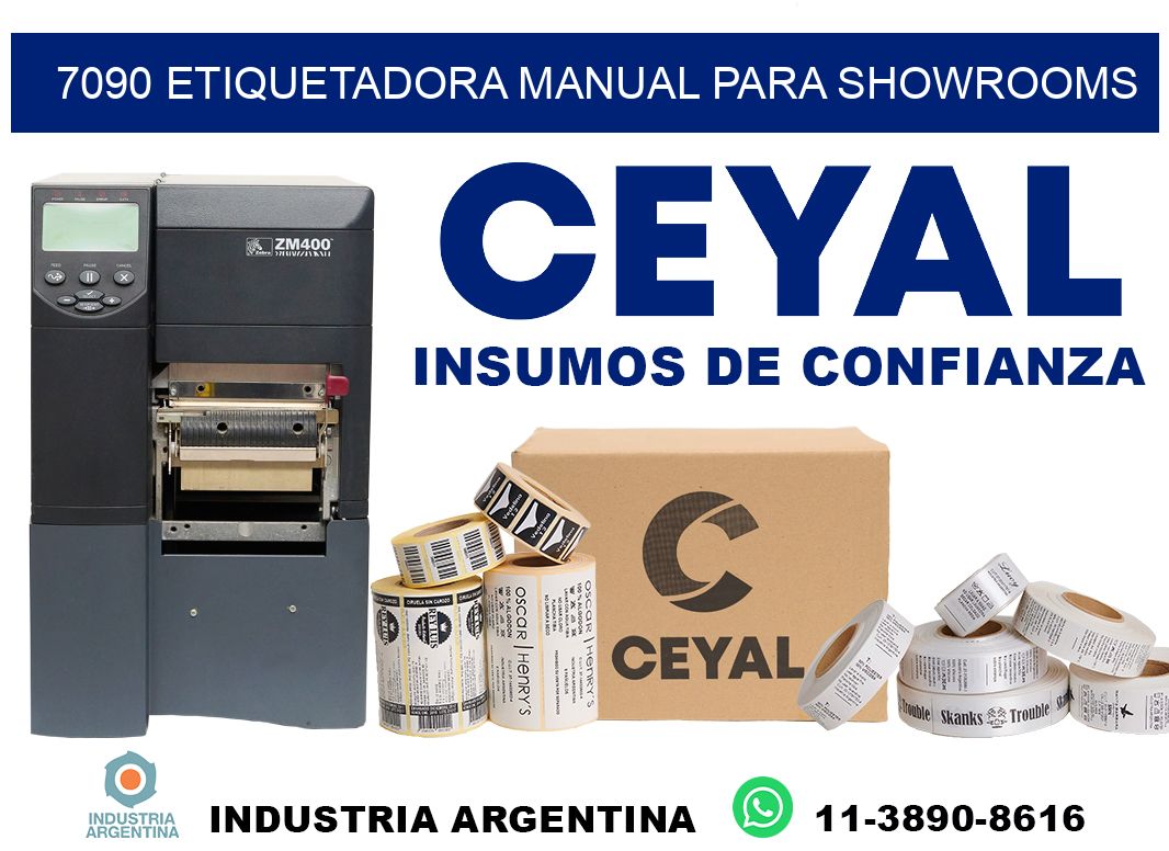 7090 etiquetadora manual para showrooms