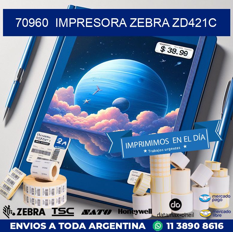 70960 Impresora Zebra zd421c