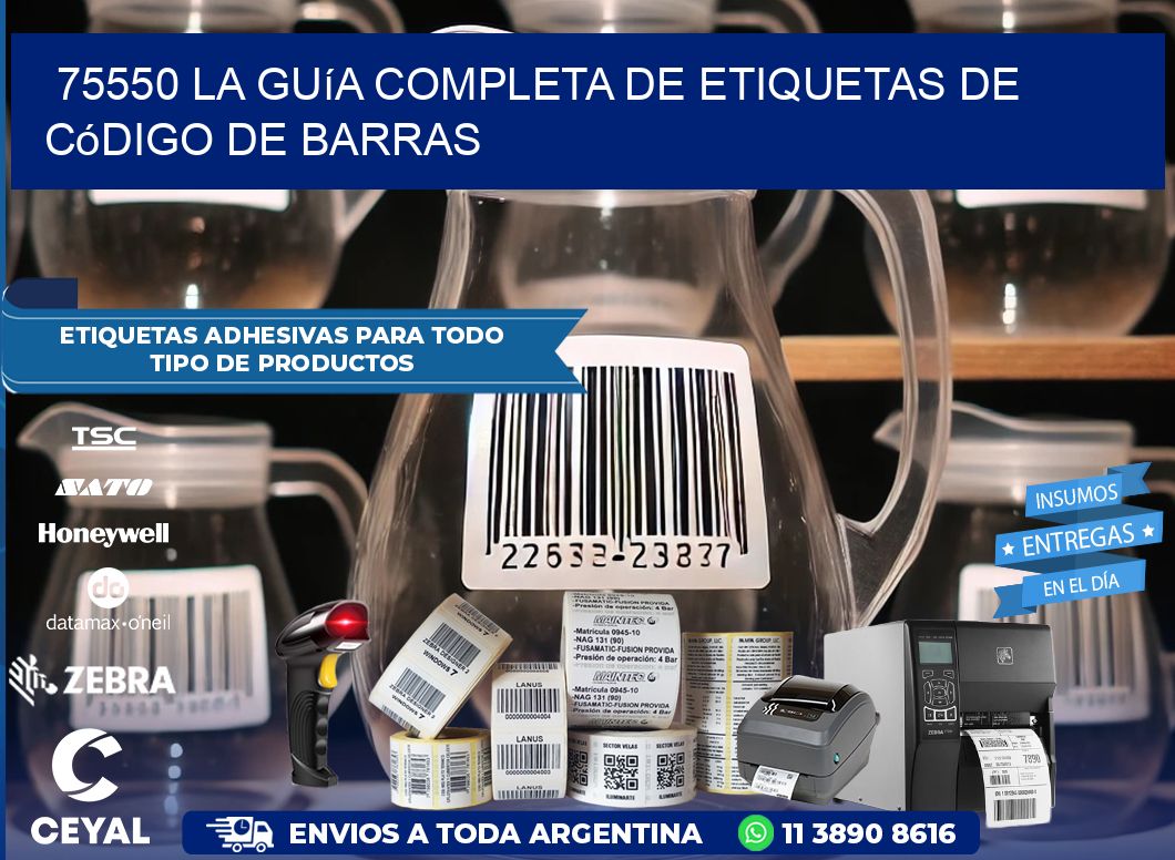 75550 La guía completa de etiquetas de código de barras
