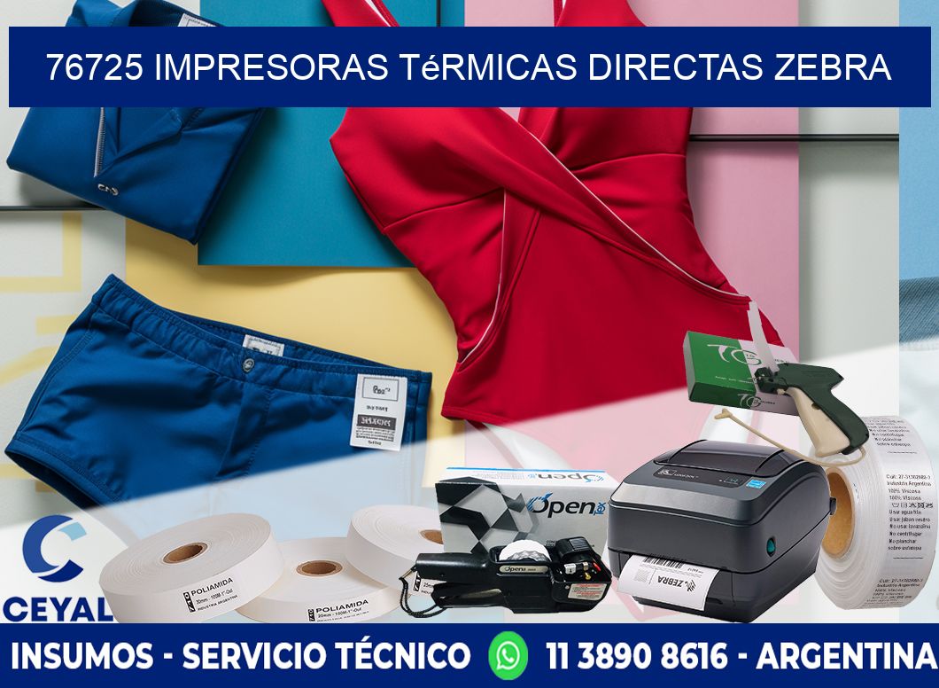 76725 impresoras térmicas directas zebra