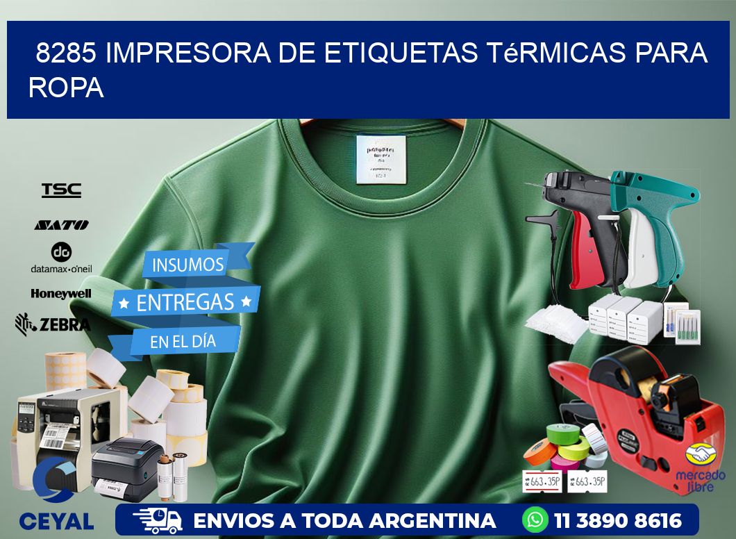 8285 impresora de etiquetas térmicas para ropa