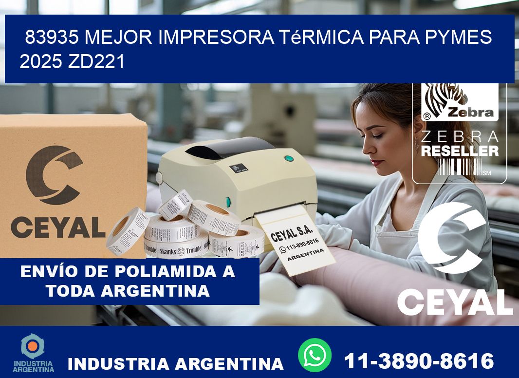 83935 mejor impresora térmica para pymes 2025 ZD221