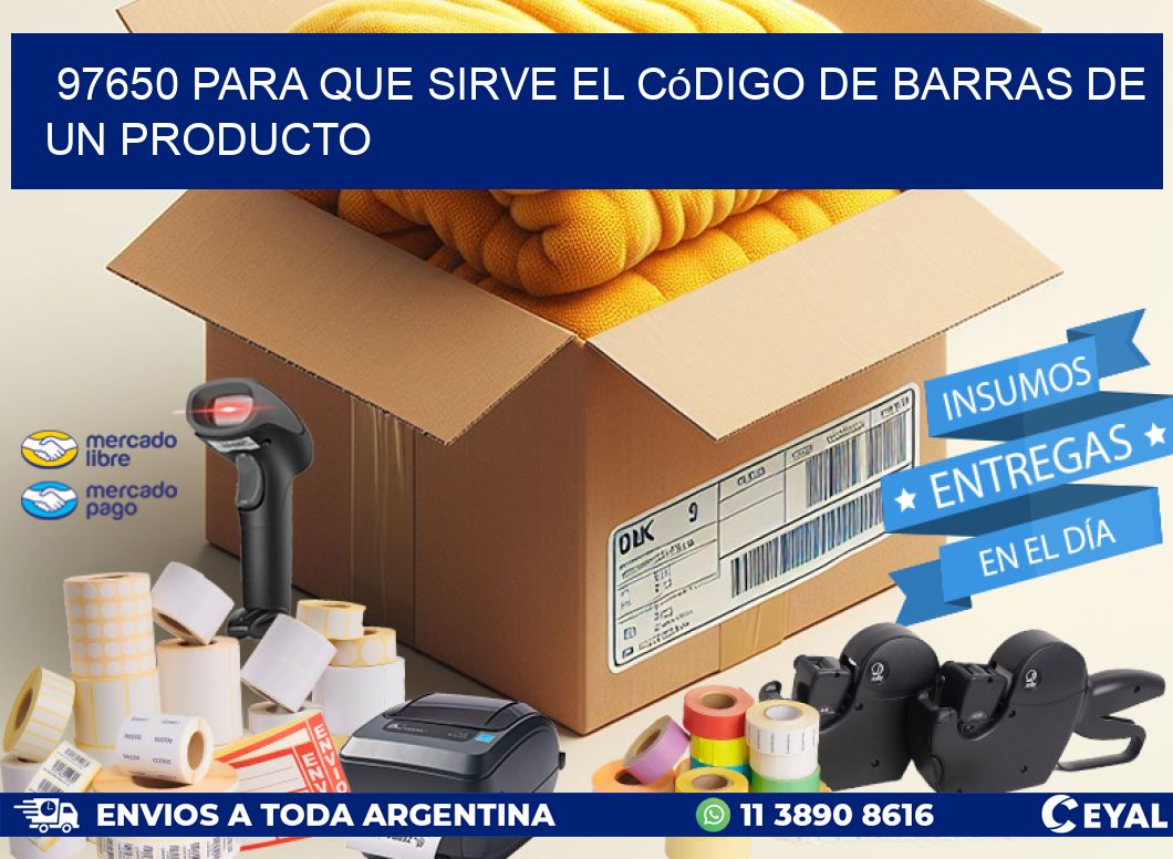 97650 Para que sirve el código de barras de un producto