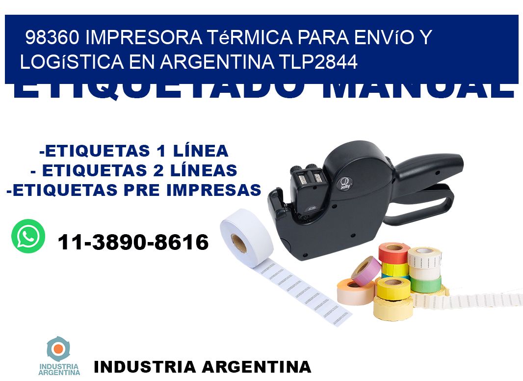 98360 impresora térmica para envío y logística en Argentina TLP2844