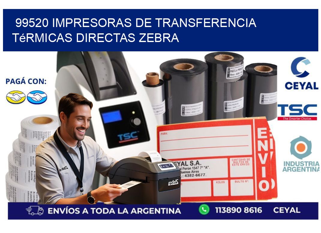 99520 impresoras de Transferencia  térmicas directas zebra