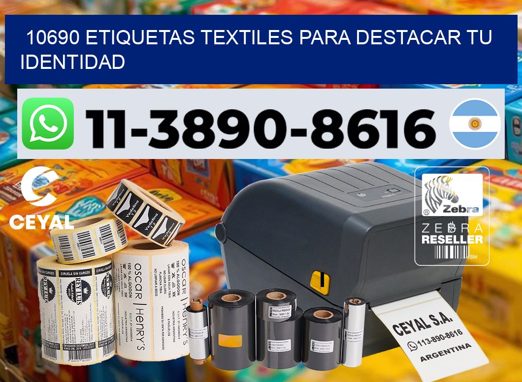 10690 Etiquetas textiles para destacar tu identidad