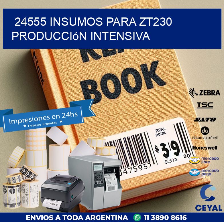 24555 insumos para zt230 producción intensiva