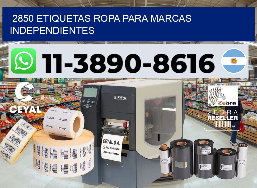 2850 Etiquetas ropa para marcas independientes