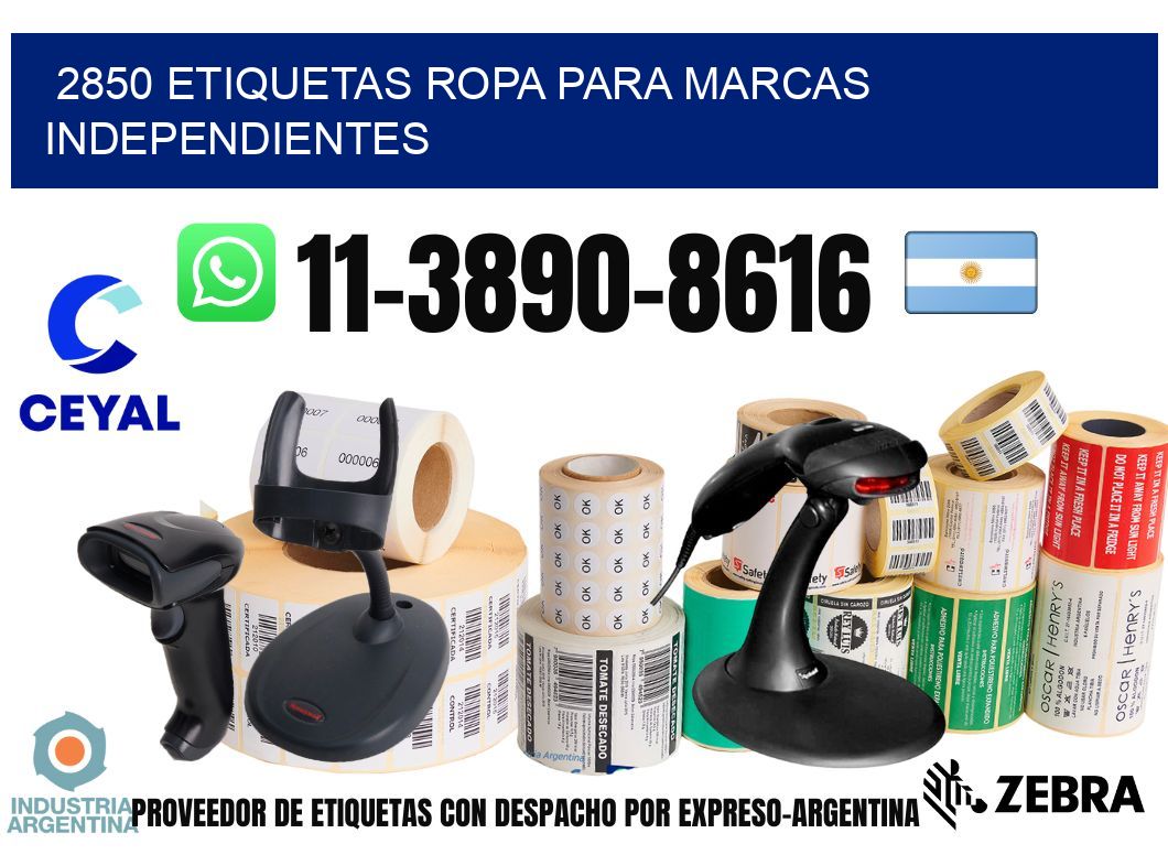 2850 Etiquetas ropa para marcas independientes