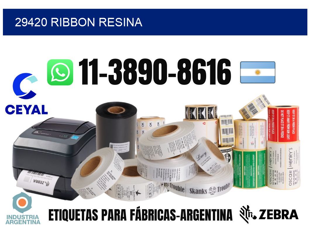 29420 ribbon resina