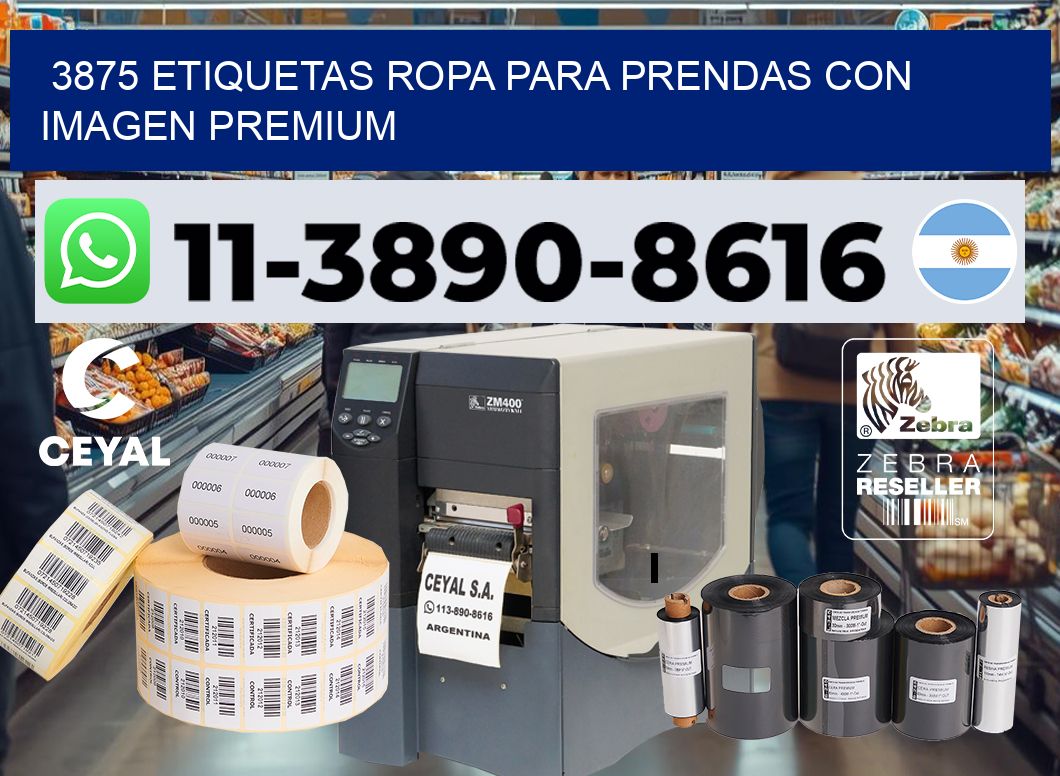 3875 Etiquetas ropa para prendas con imagen premium