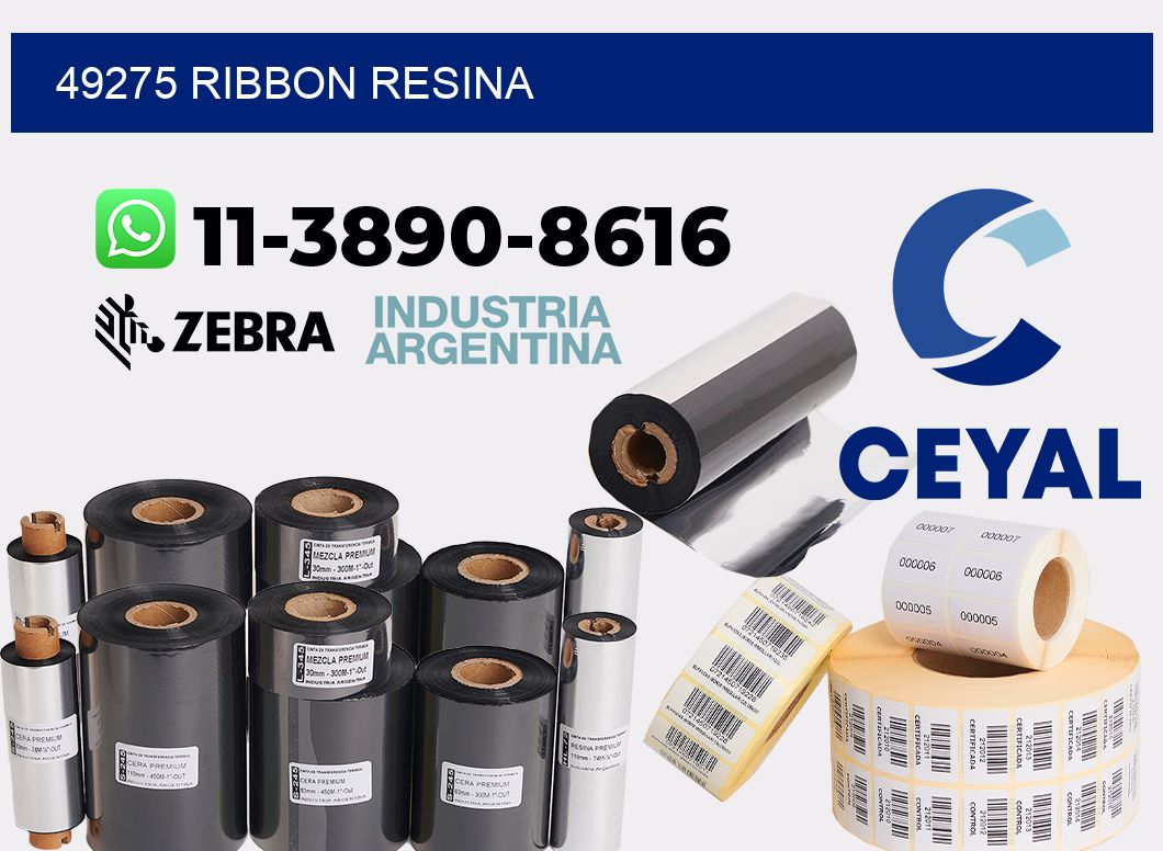 49275 ribbon resina