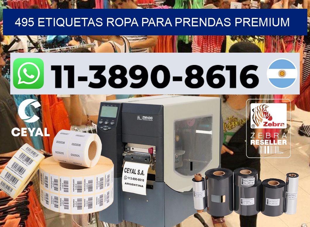495 Etiquetas ropa para prendas premium