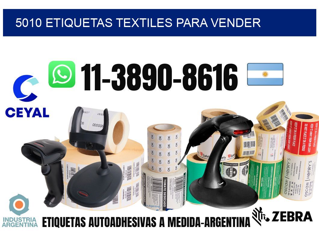 5010 Etiquetas textiles para vender