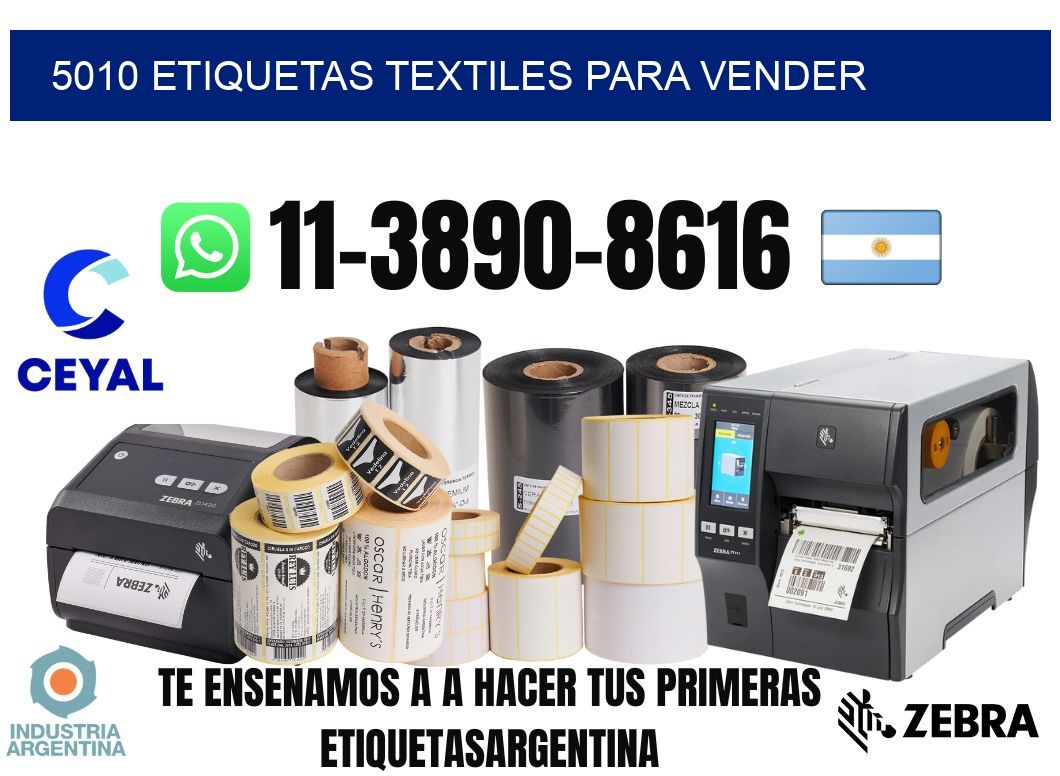 5010 Etiquetas textiles para vender