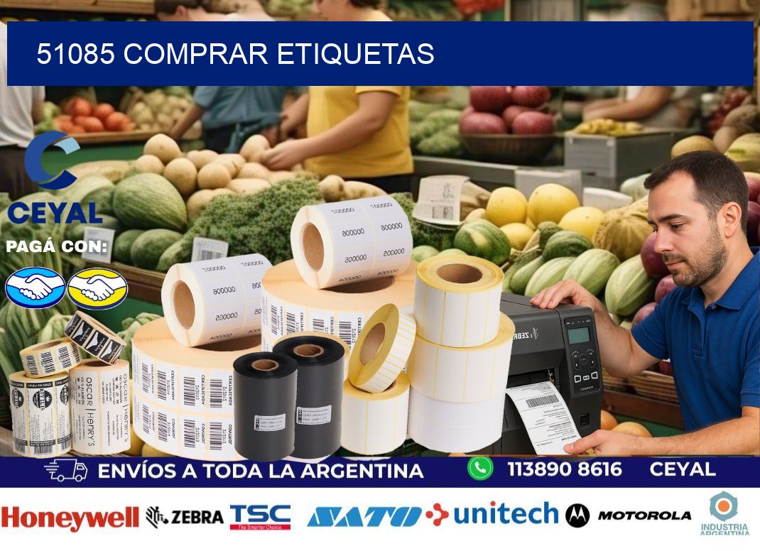 51085 comprar etiquetas