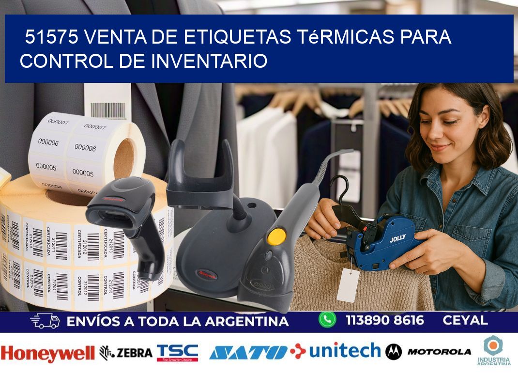 51575 venta de etiquetas térmicas para control de inventario