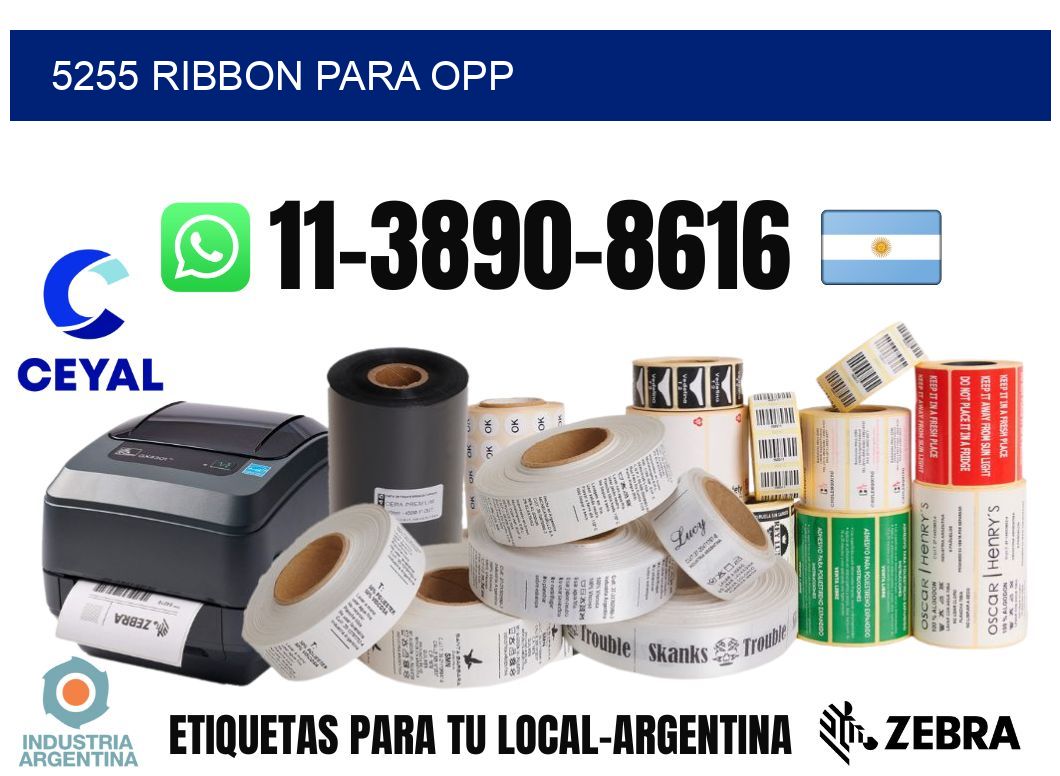 5255 ribbon para opp