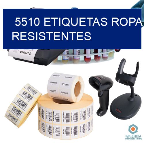 5510 Etiquetas ropa resistentes