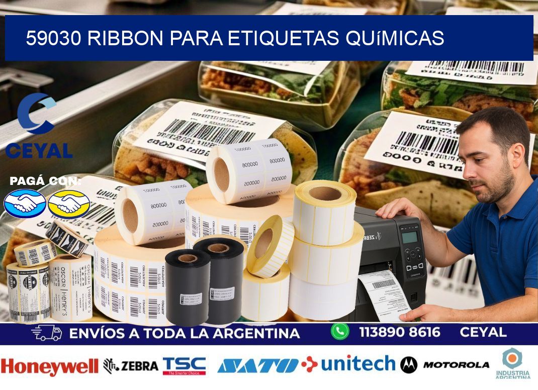 59030 ribbon para etiquetas químicas