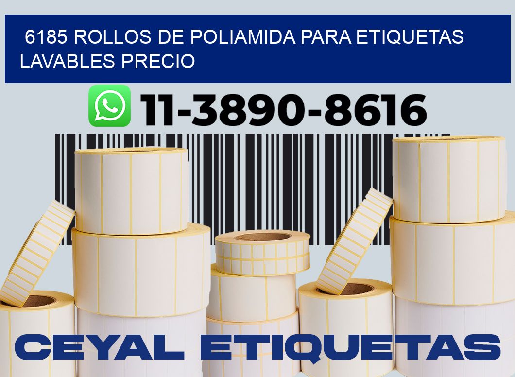 6185 rollos de poliamida para etiquetas lavables precio