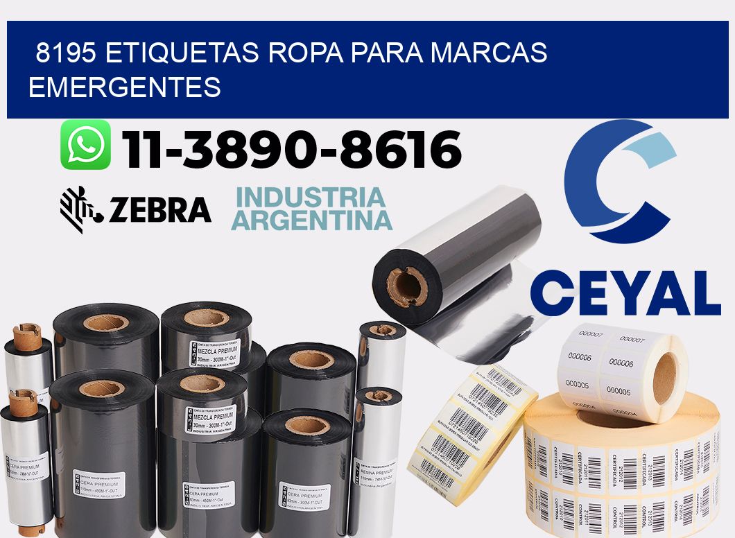 8195 Etiquetas ropa para marcas emergentes