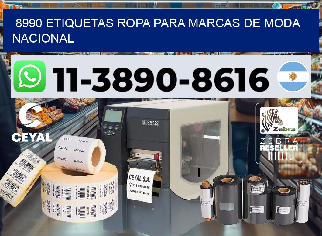 8990 Etiquetas ropa para marcas de moda nacional