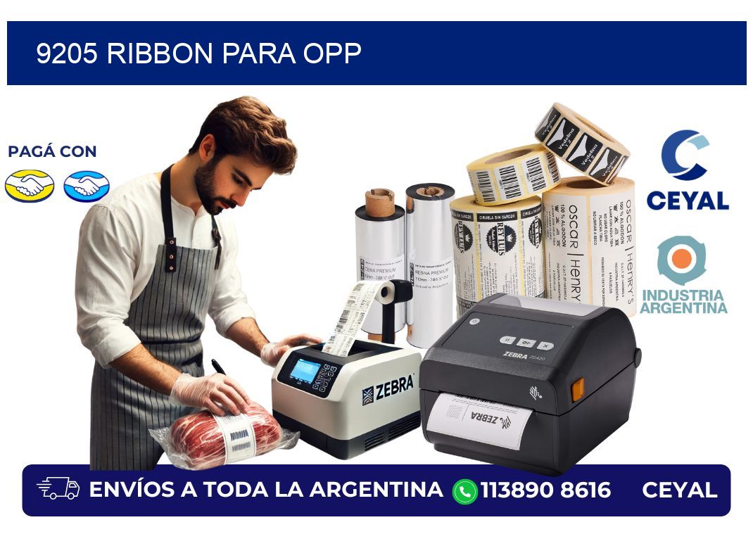 9205 ribbon para opp