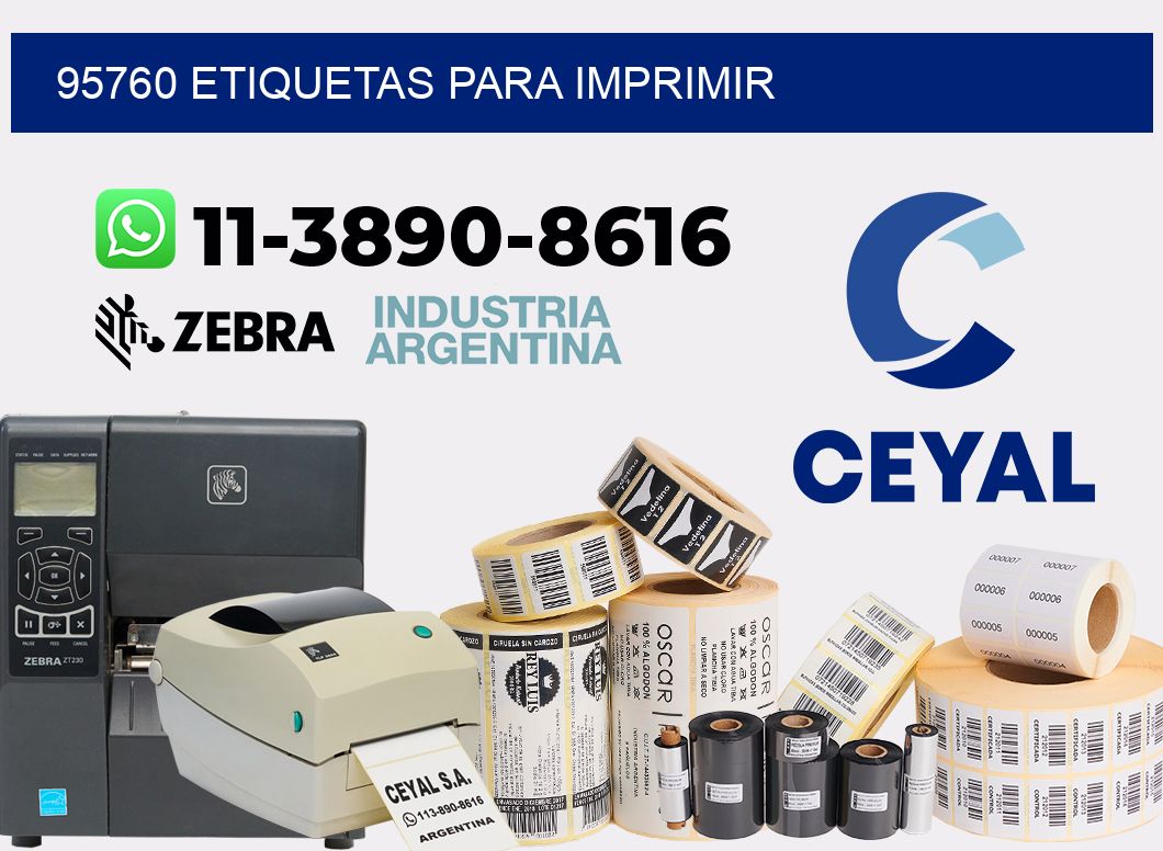 95760 etiquetas para imprimir