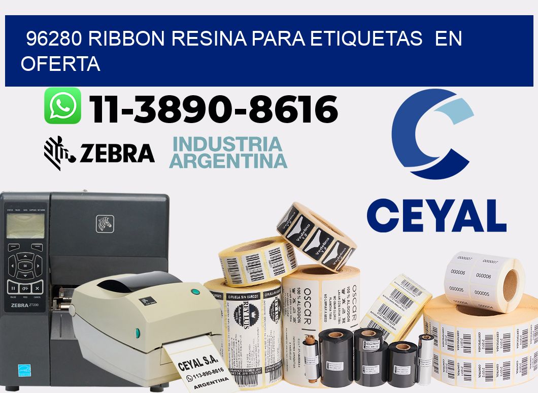 96280 ribbon resina para etiquetas en oferta
