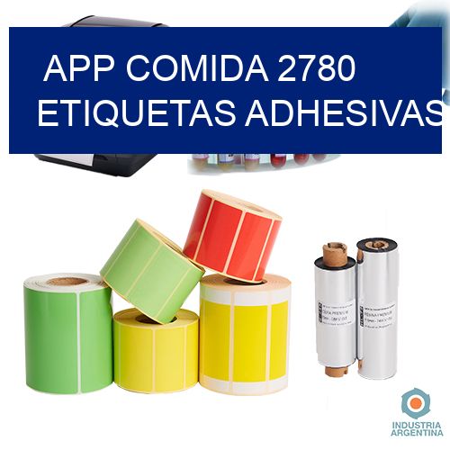 App comida 2780 etiquetas adhesivas