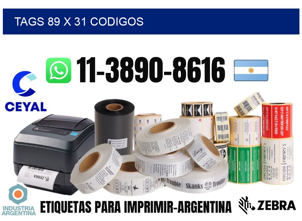 tags 89 x 31 codigos