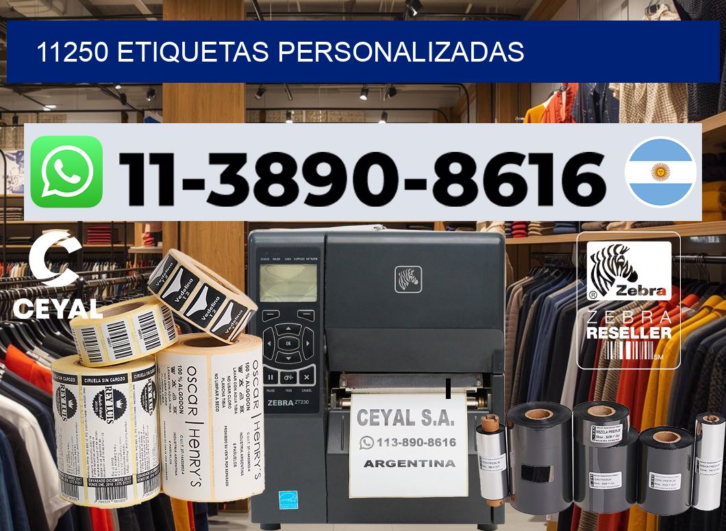 11250 etiquetas personalizadas