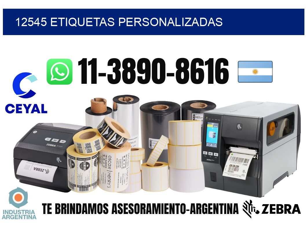 12545 etiquetas personalizadas