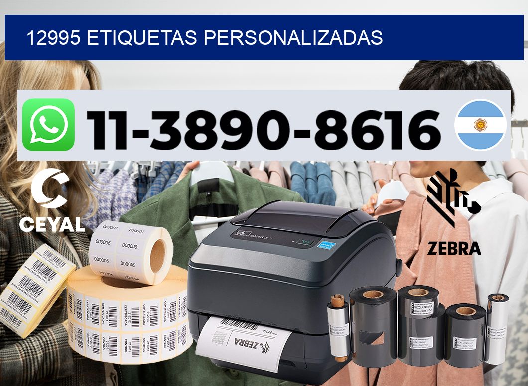 12995 etiquetas personalizadas