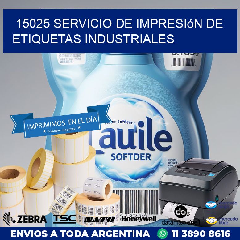 15025 Servicio de impresión de etiquetas industriales