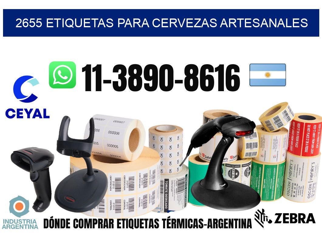 2655 Etiquetas para cervezas artesanales