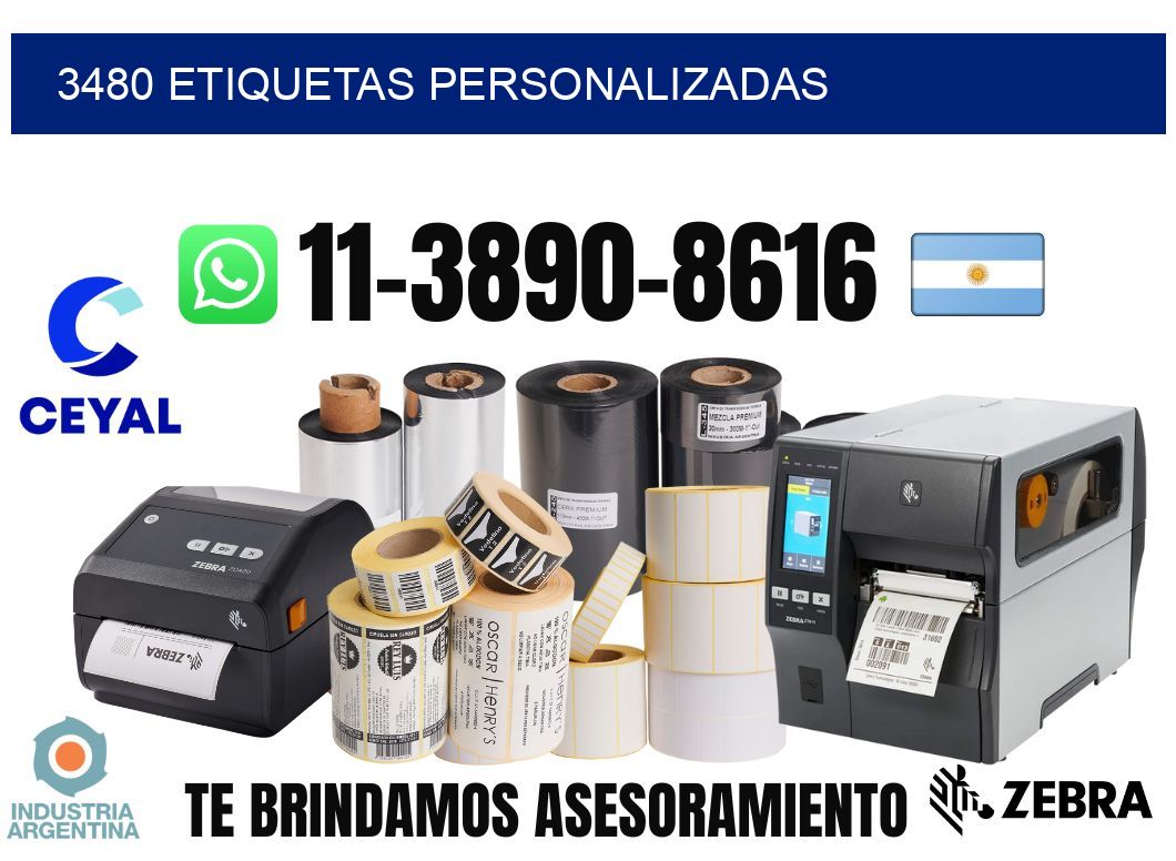3480 etiquetas personalizadas