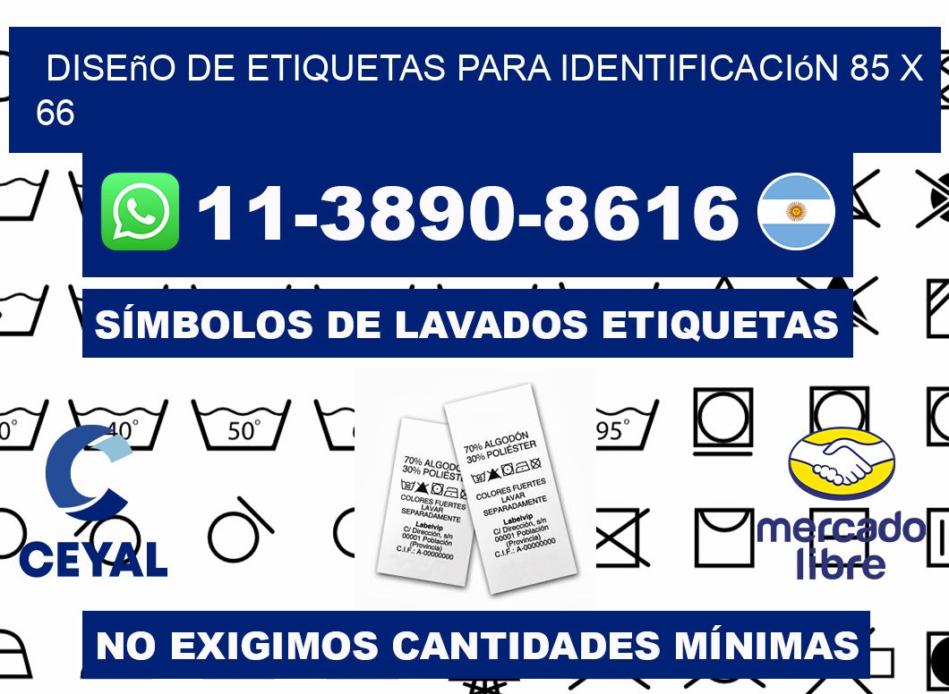 diseño de etiquetas para identificación 85 x 66