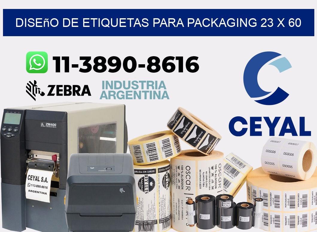 diseño de etiquetas para packaging 23 x 60