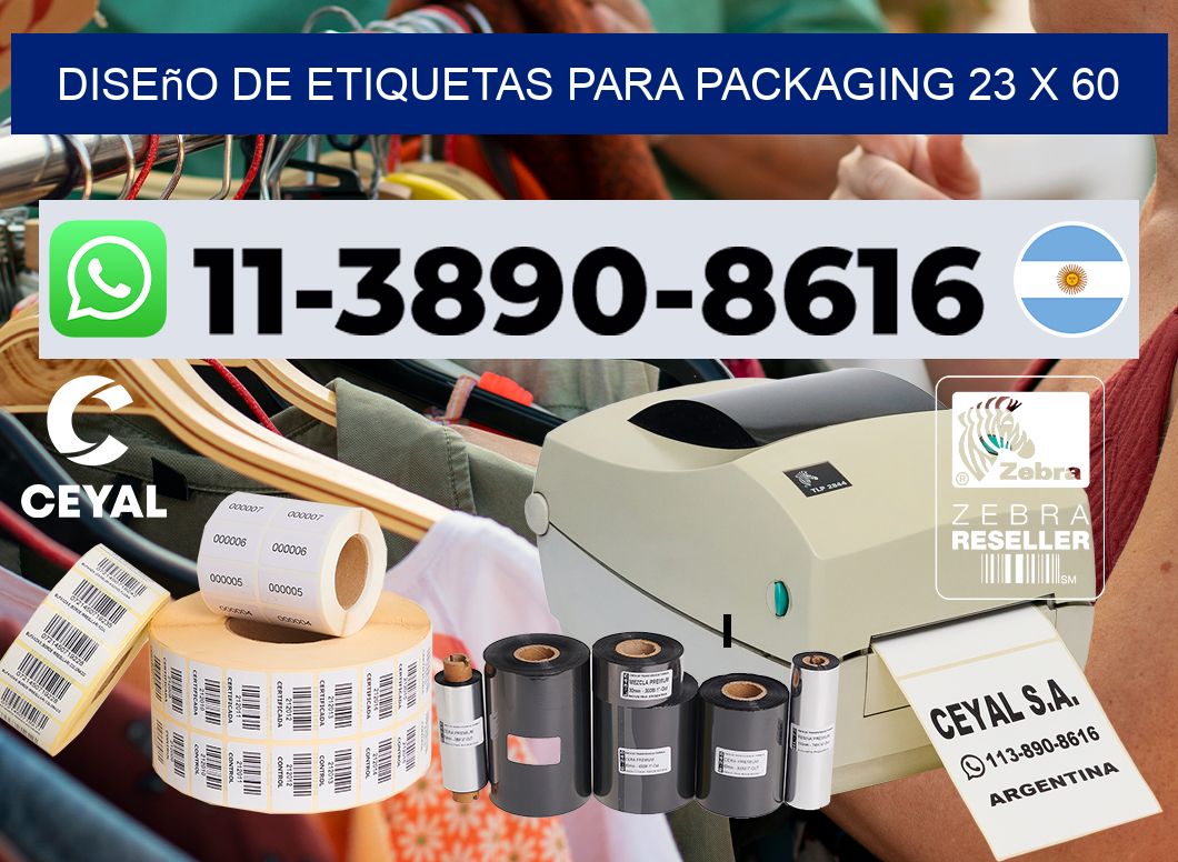 diseño de etiquetas para packaging 23 x 60